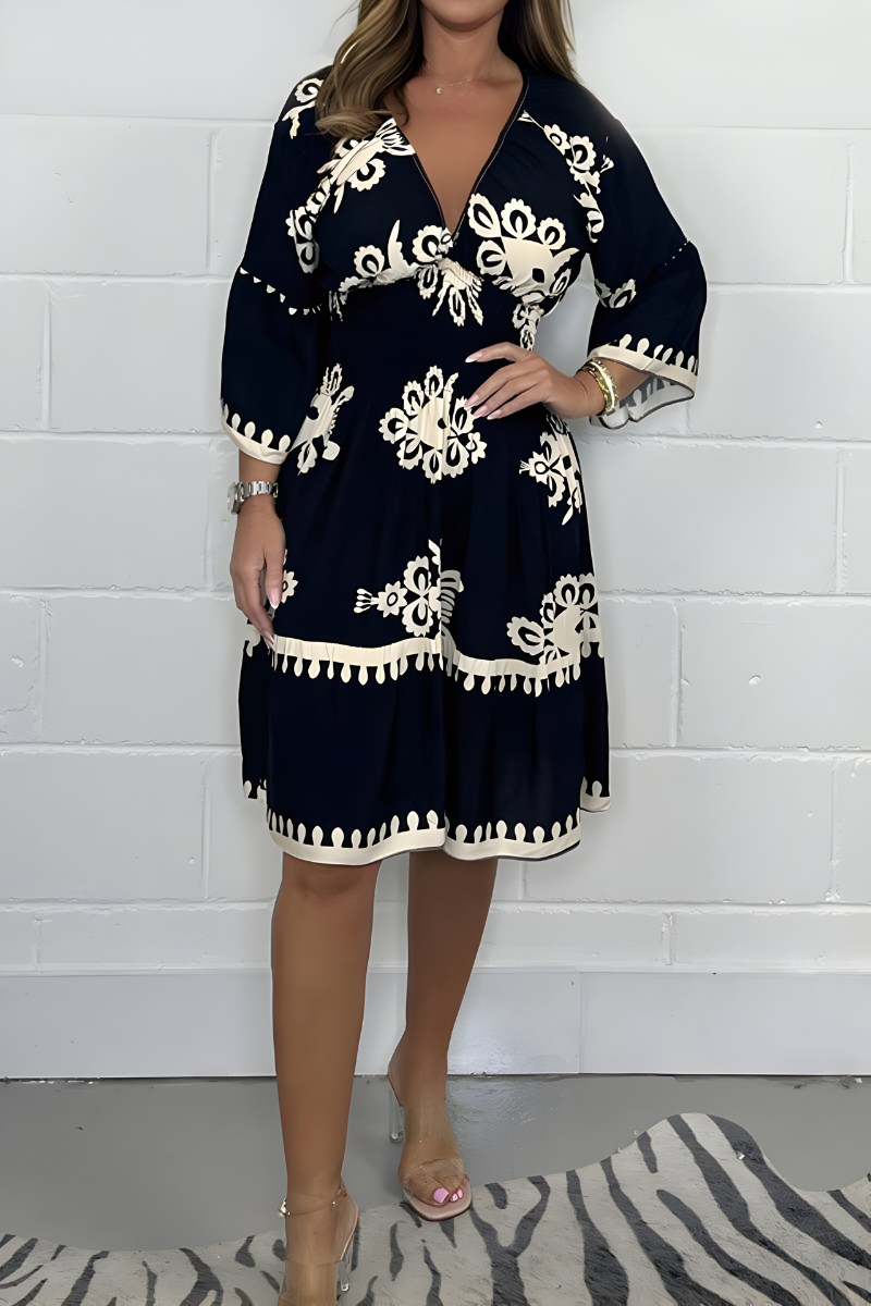 Mila - Flattering Knee Length Dress