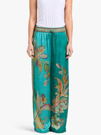 Eliza™ Elegant Two-Piece Set | Paisley-Print Shirt and Wide-Leg Pants